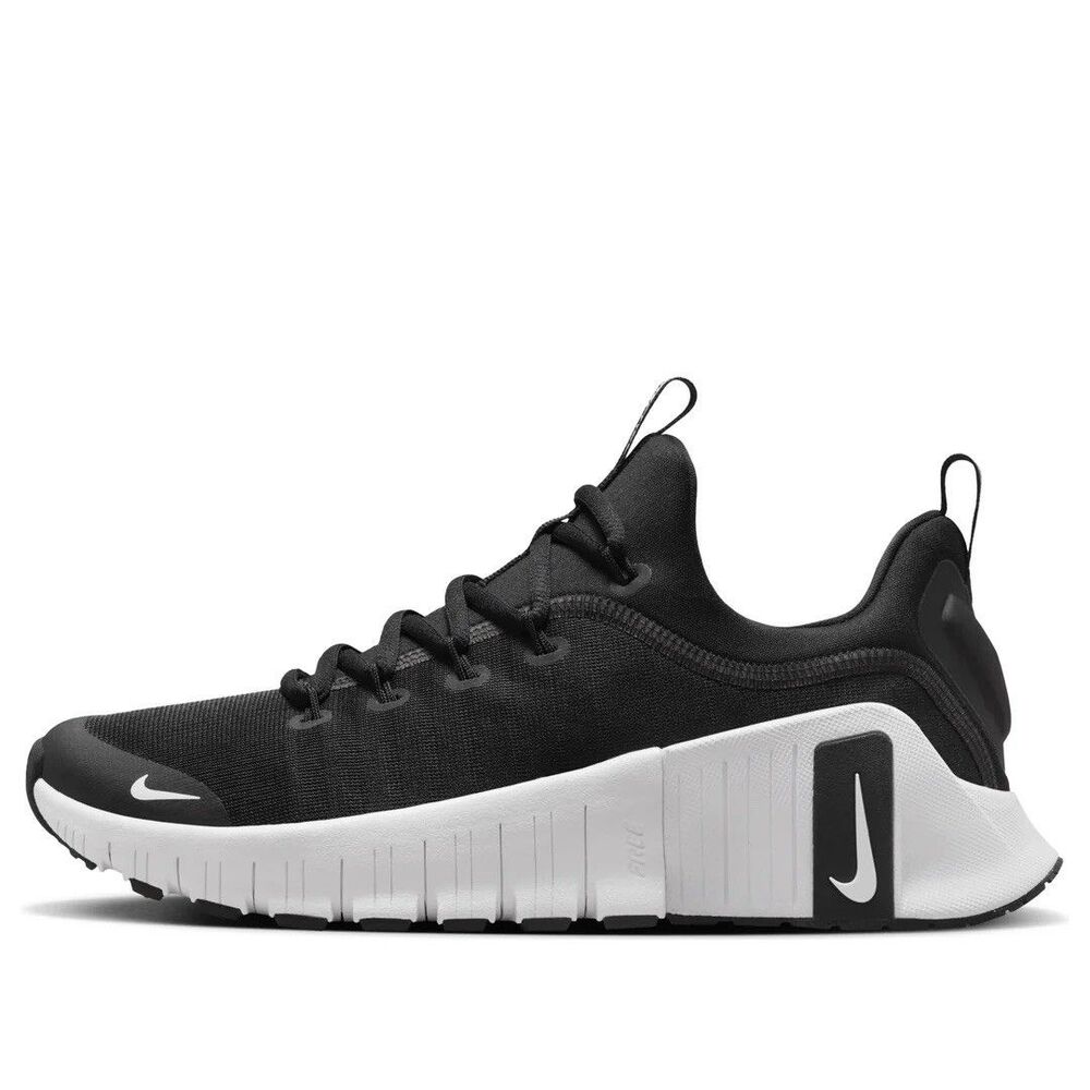 Womens Nike Free Metcon 6 Black White Size 13/Mens 11.5 FJ7126-001